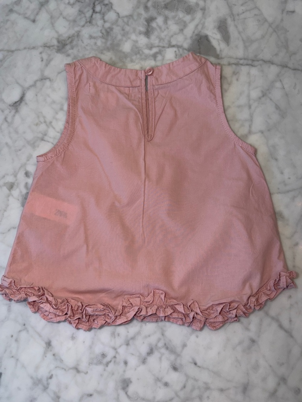 Zara Pink Ruffle Two-Piece Ruffle Pant Set 3Y - Picture 3 of 7